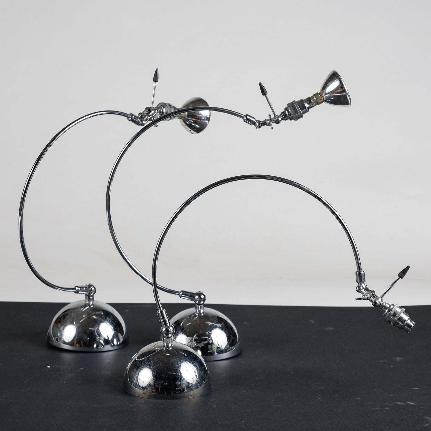 Set si tre lampade faretto ditta Disegno Luce design Italiano