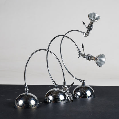 Set si tre lampade faretto ditta Disegno Luce design Italiano