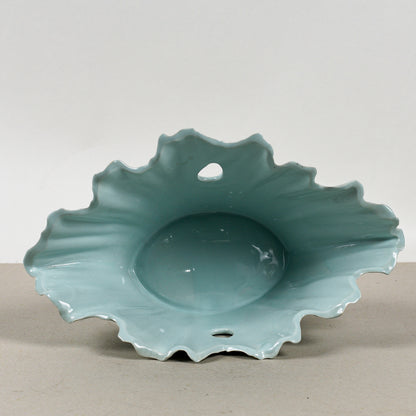 Vaso A Fiore Foglia In Ceramica Smaltata Henriette