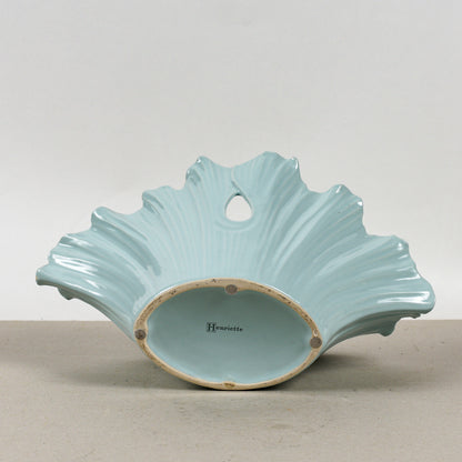 Vaso A Fiore Foglia In Ceramica Smaltata Henriette