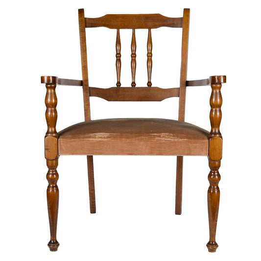 SEDIA POLTRONCINA CON BRACCIOLI ITALIA 1960