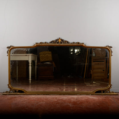 Specchio Specchiera Da Credenza Epoca 900