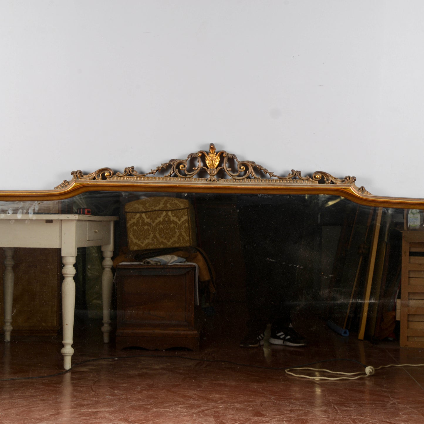 Specchio Specchiera Da Credenza Epoca 900