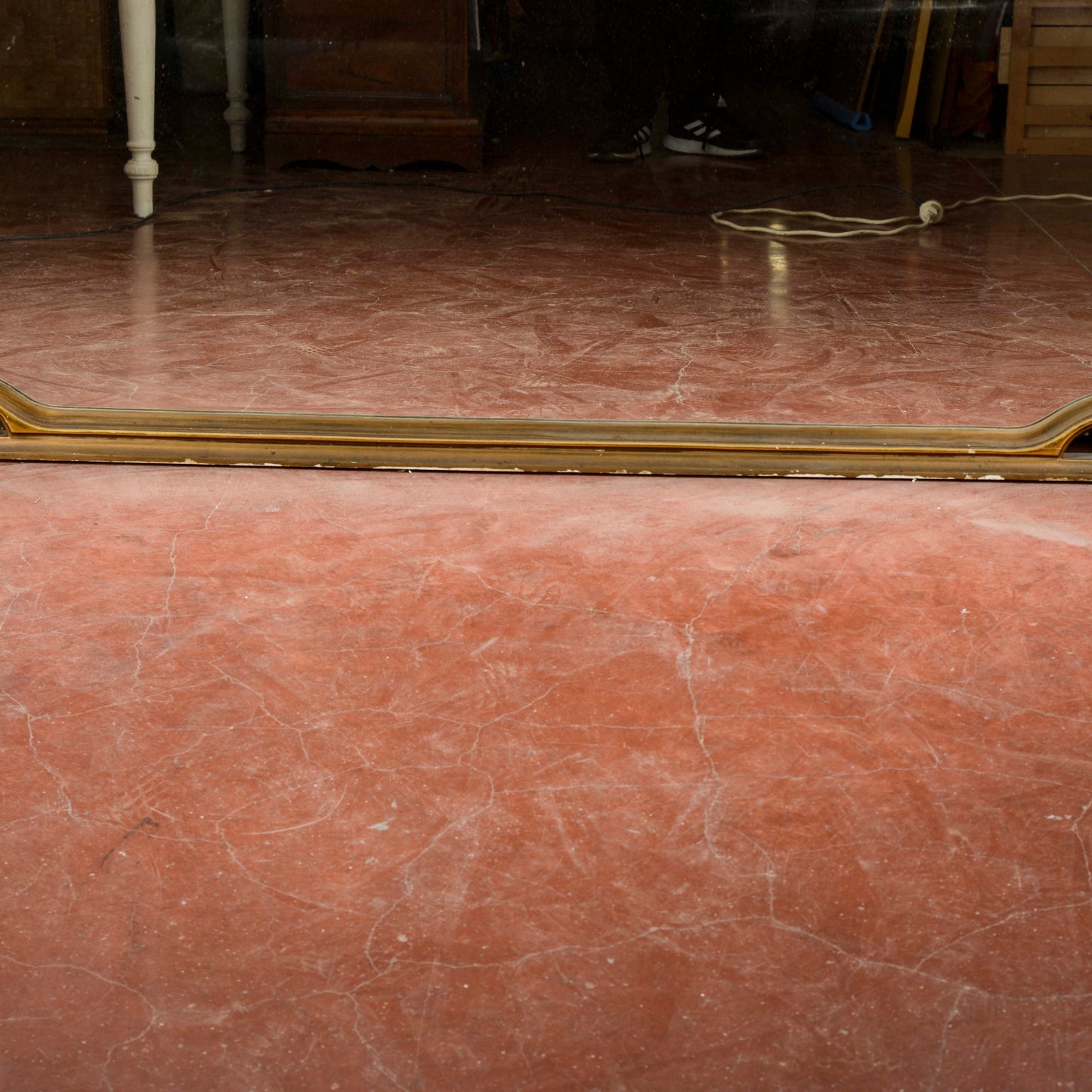 Specchio Specchiera Da Credenza Epoca 900