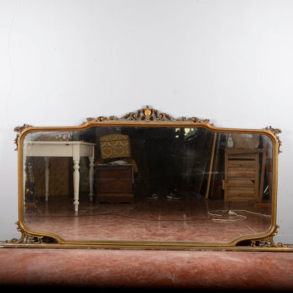 Specchio Specchiera Da Credenza Epoca 900
