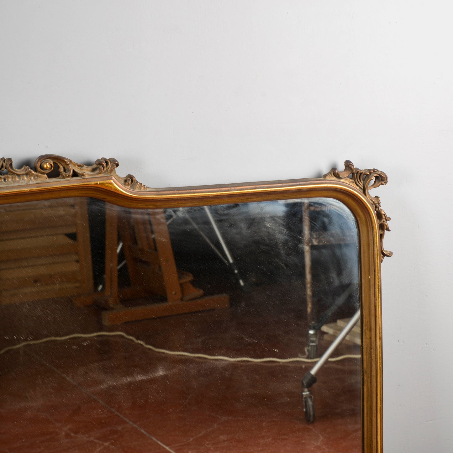 Specchio Specchiera Da Credenza Epoca 900