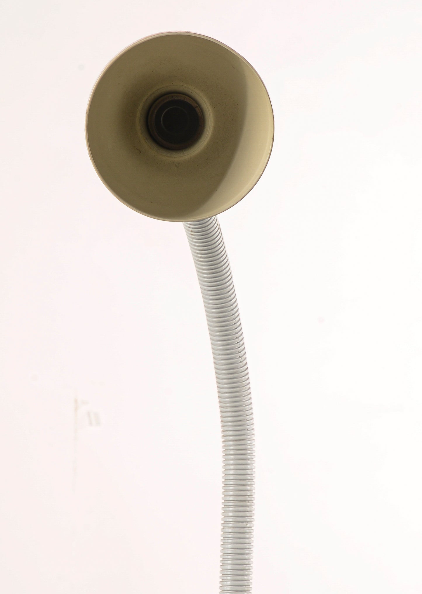 Lampada da tavolo vintage bianca, Italia, anni '80