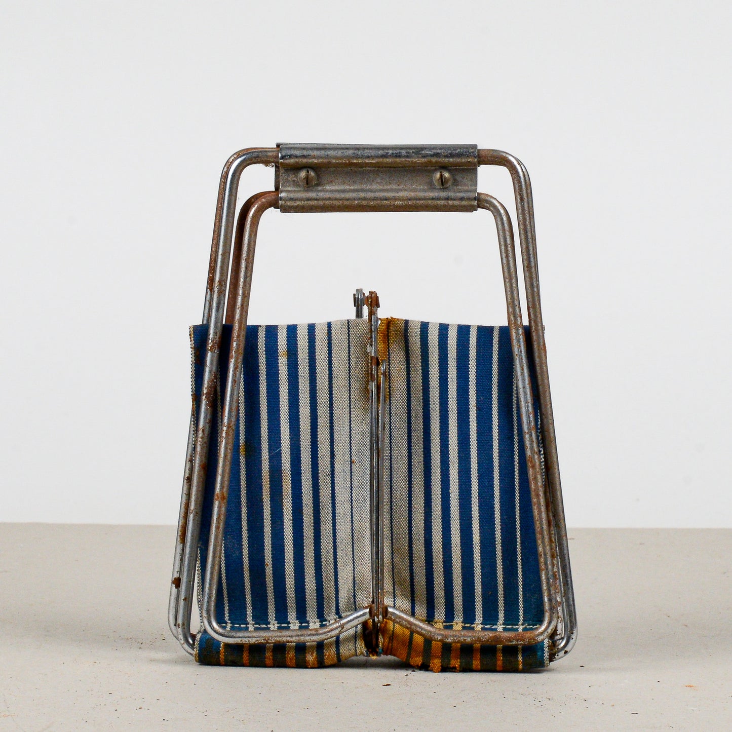 Sgabello da pesca o pic-nic vintage richiudibile, 1950