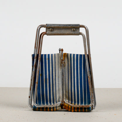 Sgabello da pesca o pic-nic vintage richiudibile, 1950