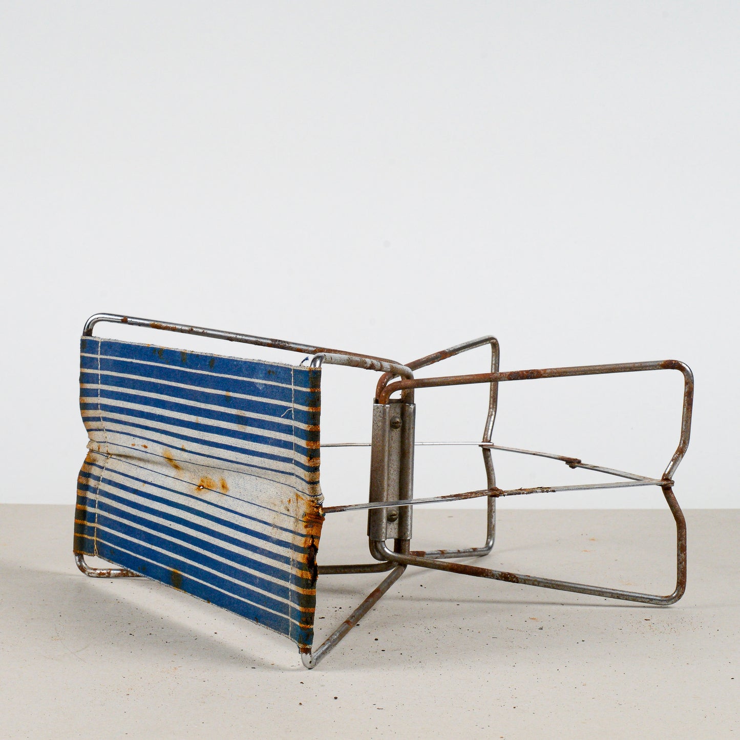Sgabello da pesca o pic-nic vintage richiudibile, 1950