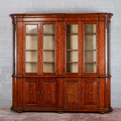 credenza vetrina libreria in noce