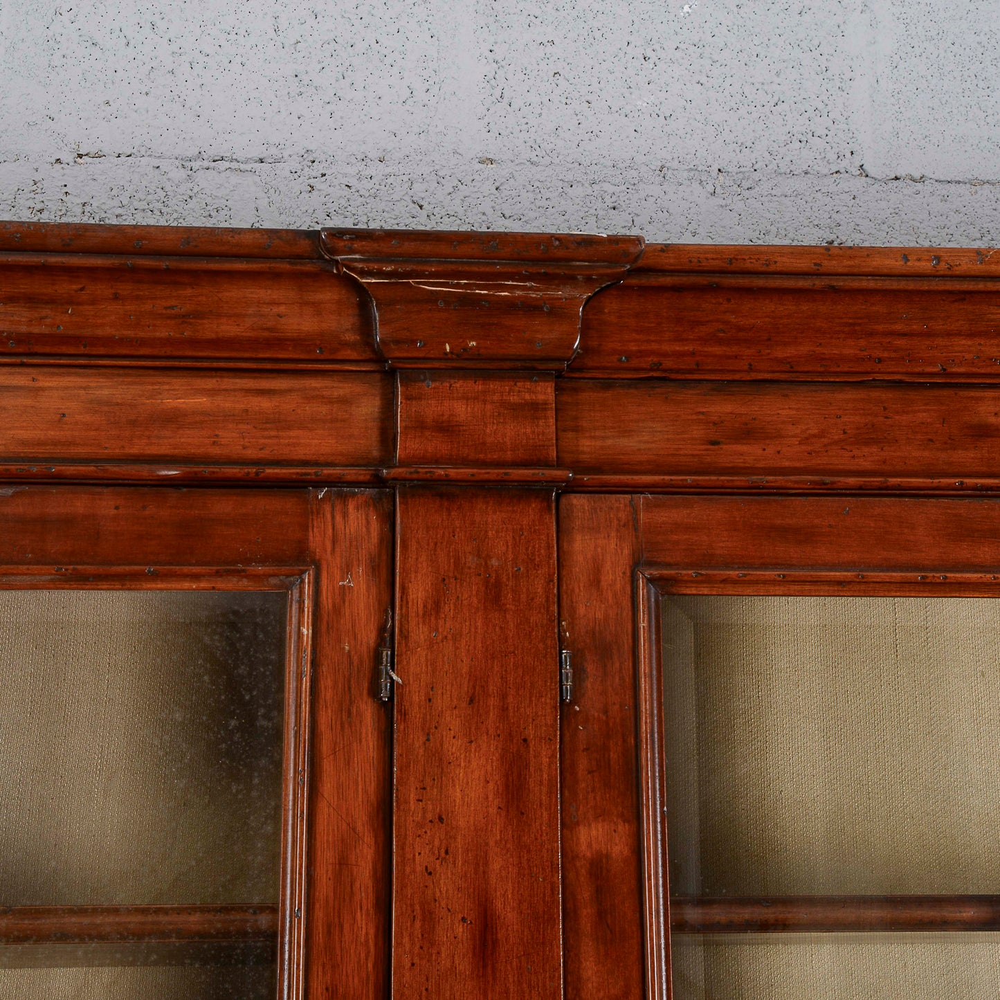 credenza vetrina libreria in noce