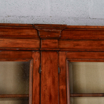 credenza vetrina libreria in noce