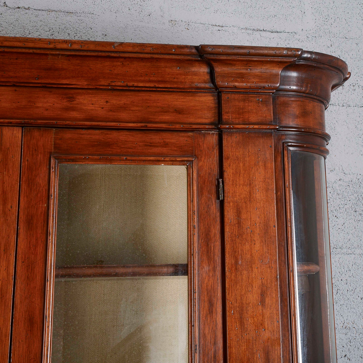 credenza vetrina libreria in noce