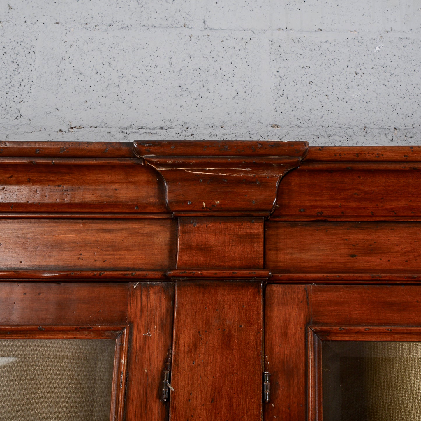 credenza vetrina libreria in noce