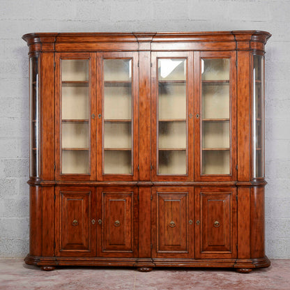 credenza vetrina libreria in noce