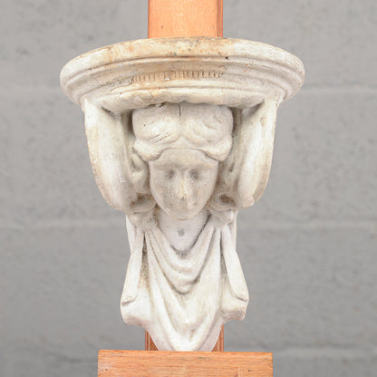 Mensolina in gesso fine XIX secolo neoclassica