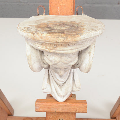 Mensolina in gesso fine XIX secolo neoclassica