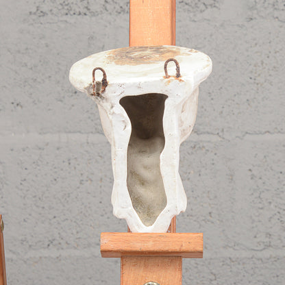 Mensolina in gesso fine XIX secolo neoclassica