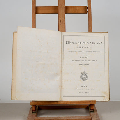 libro esposizione vaticana illustrata del 1878 prima serie