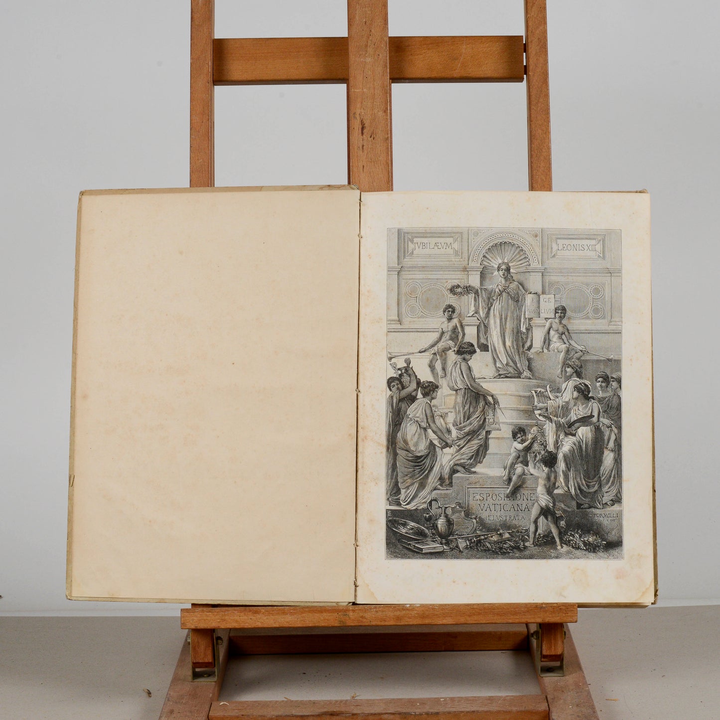 libro esposizione vaticana illustrata del 1878 prima serie