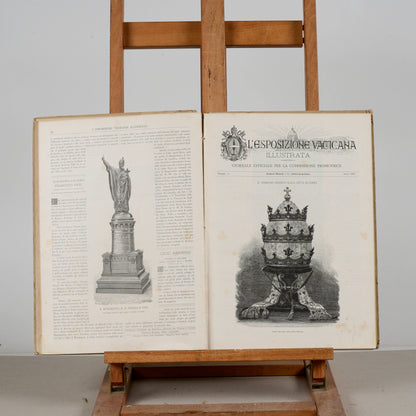 libro esposizione vaticana illustrata del 1878 prima serie