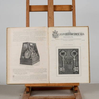 libro esposizione vaticana illustrata del 1878 prima serie