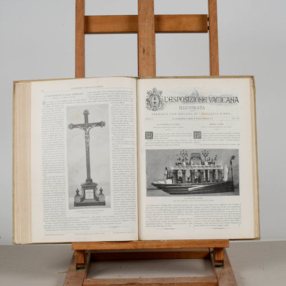Libro esposizione vaticana illustrata serie seconda 1890