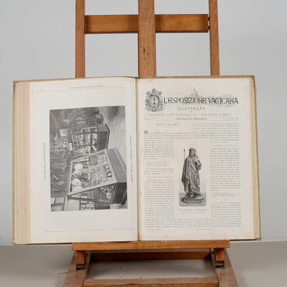 Libro esposizione vaticana illustrata serie seconda 1890