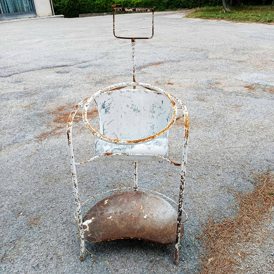 Lavabo toletta in ferro epoca Liberty