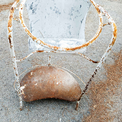 Lavabo toletta in ferro epoca Liberty