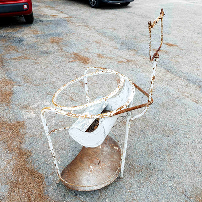 Lavabo toletta in ferro epoca Liberty