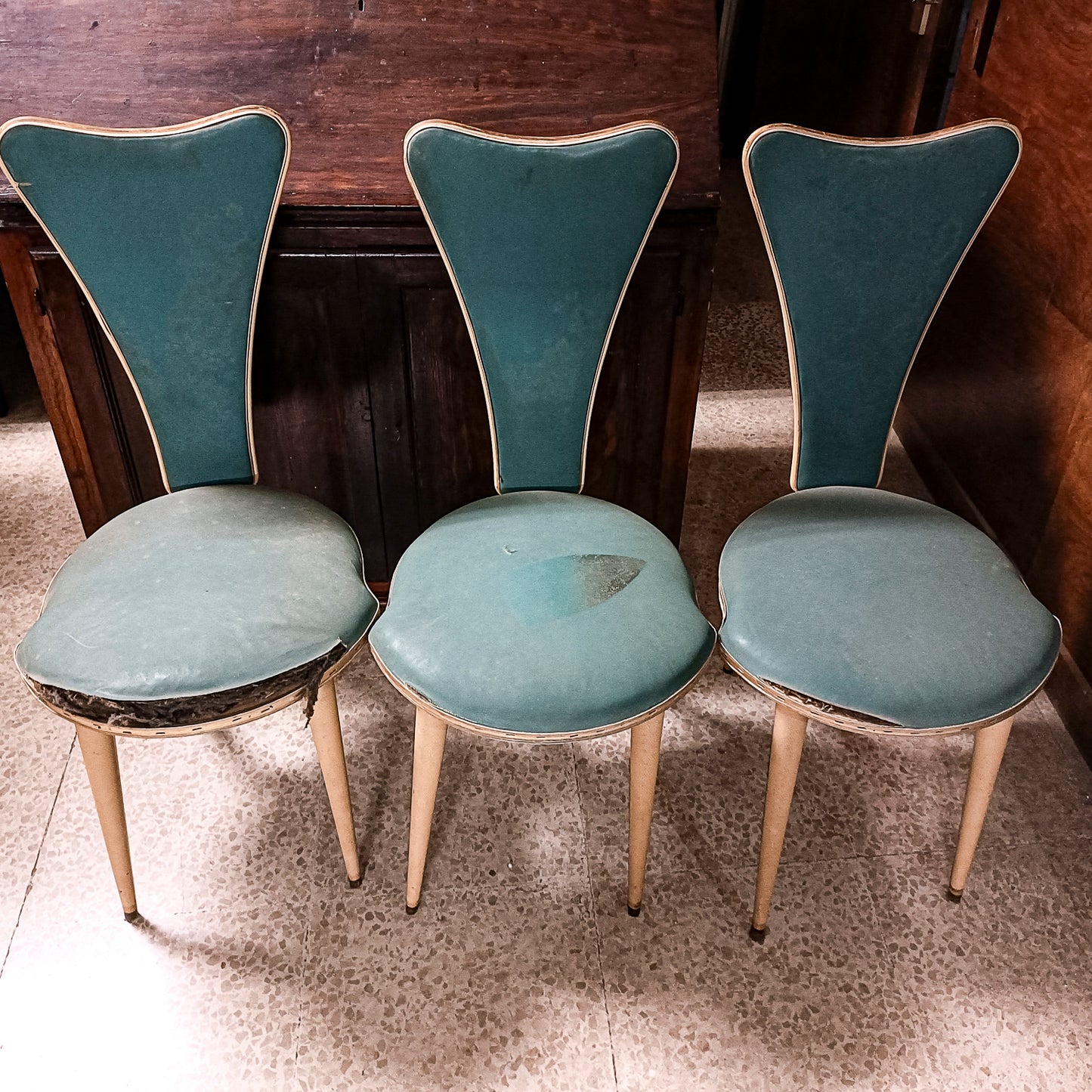 set 6 sedie Mascagni Bologna 1950 italia