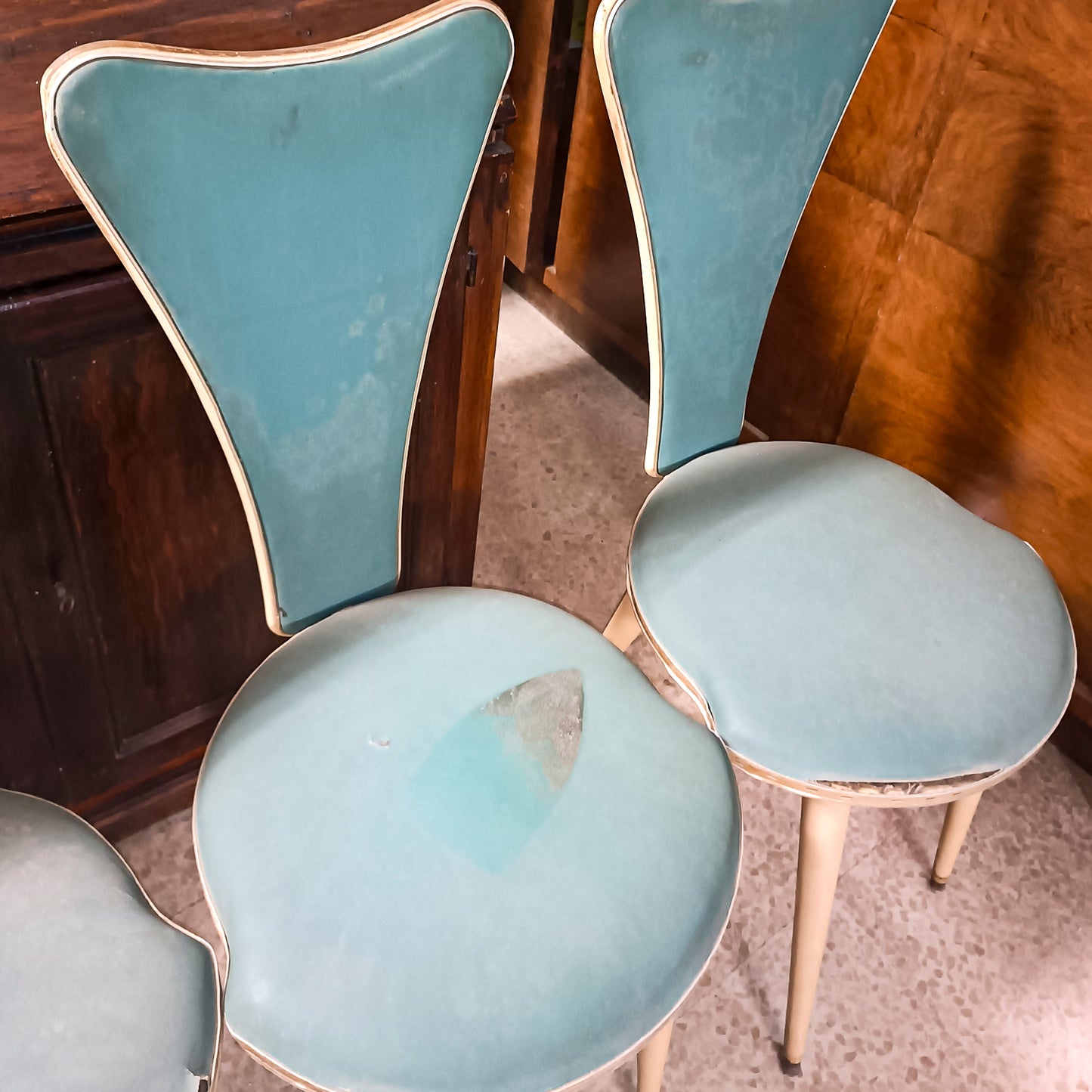set 6 sedie Mascagni Bologna 1950 italia