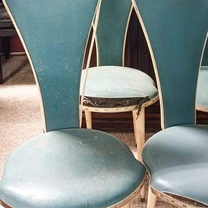 set 6 sedie Mascagni Bologna 1950 italia