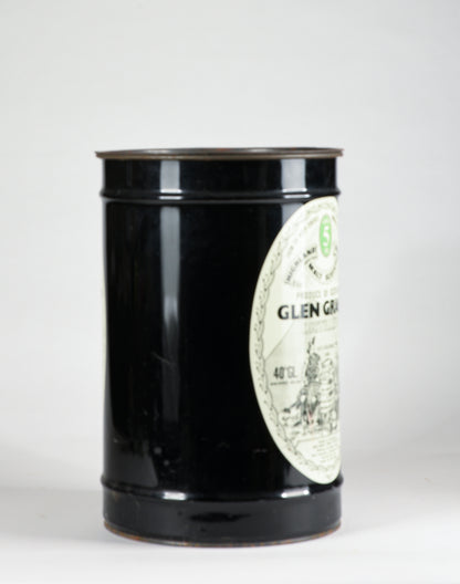 Contenitore metallico pubblicitario Glen Grant whisky , vintage