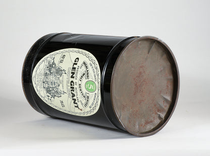 Contenitore metallico pubblicitario Glen Grant whisky , vintage