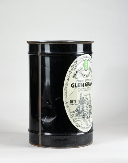 Contenitore metallico pubblicitario Glen Grant whisky , vintage