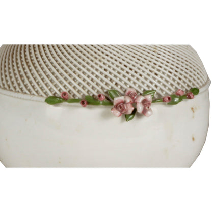 LAMPADA IN CERAMICA VISCONTI DI CAPODIMONTE CVC ITALIA 1950