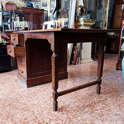 Scrivania cattedra  di scuola  in rovere  Italia 1930