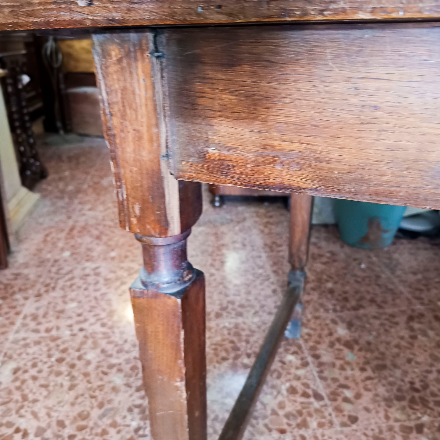 Scrivania cattedra  di scuola  in rovere  Italia 1930