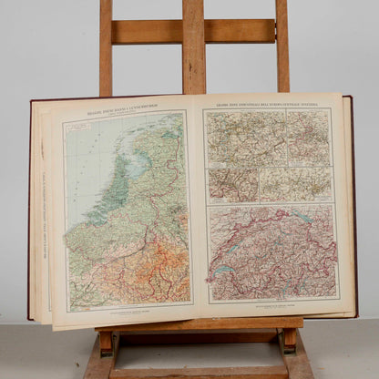Atlante geografico De Agostini Novara 1922 supplemento alla prima edizione 1925