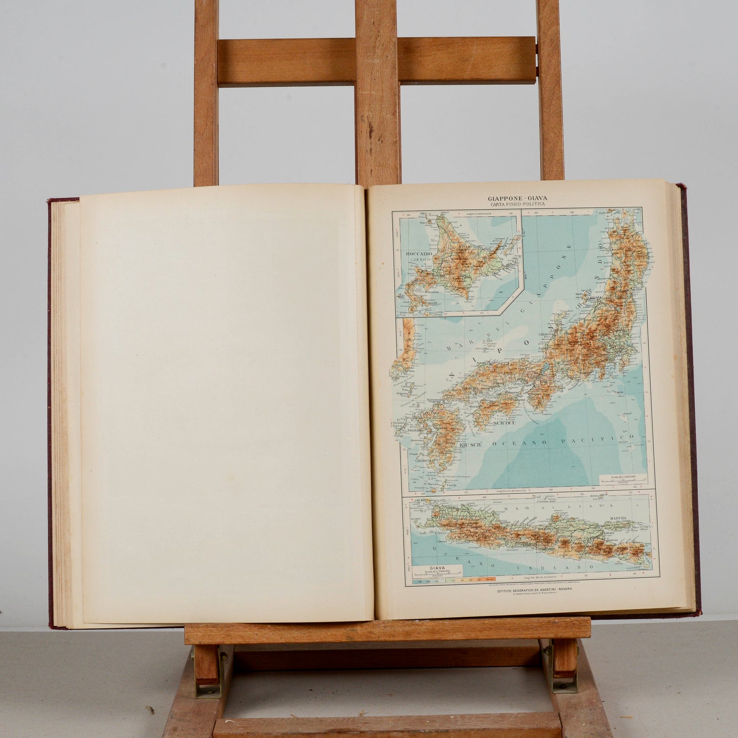 Atlante geografico De Agostini Novara 1922 supplemento alla prima edizione 1925