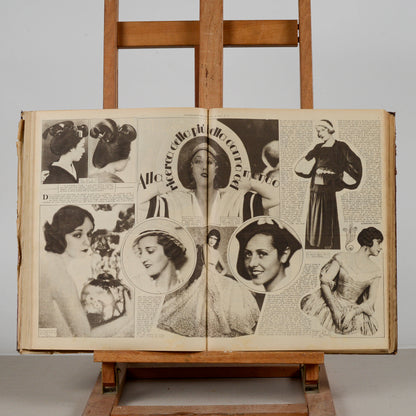 Libro raccolta del giornale rivista illustrazione del popolo 1931