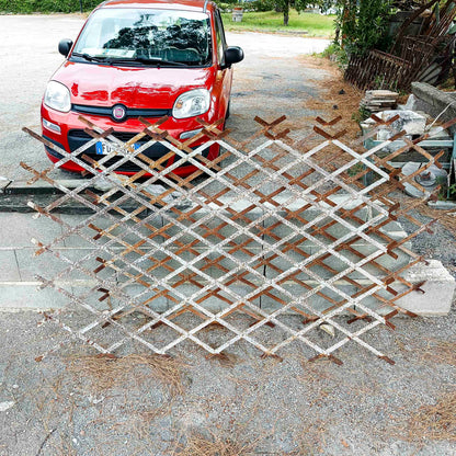 Set di grate griglie per finestre in ferro inizio XX secolo
