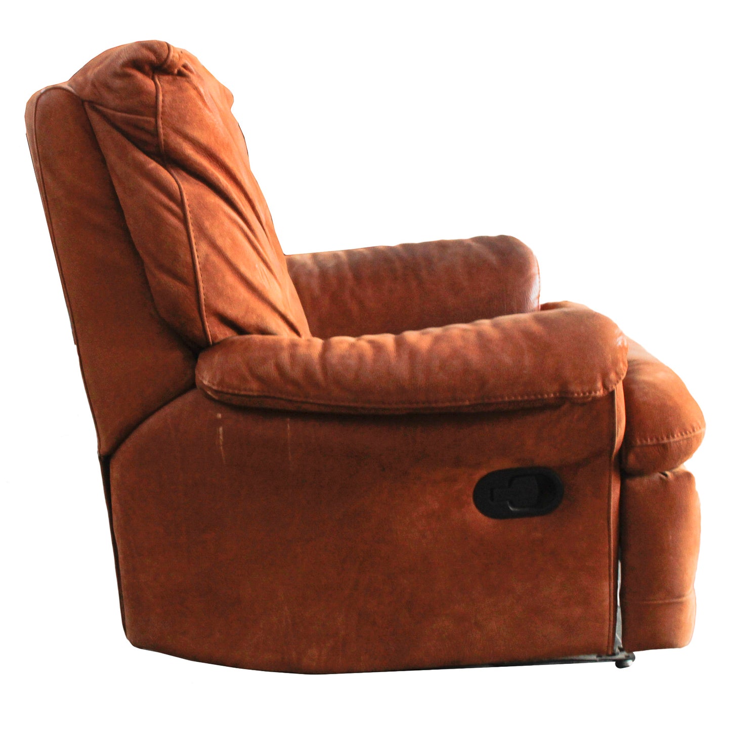 POLTRONA IN PELLE MARRONE by Natuzzi  ITALIA 1980