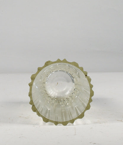 Vaso in vetro lavorato a sbalzi curvilinei Italia 1980