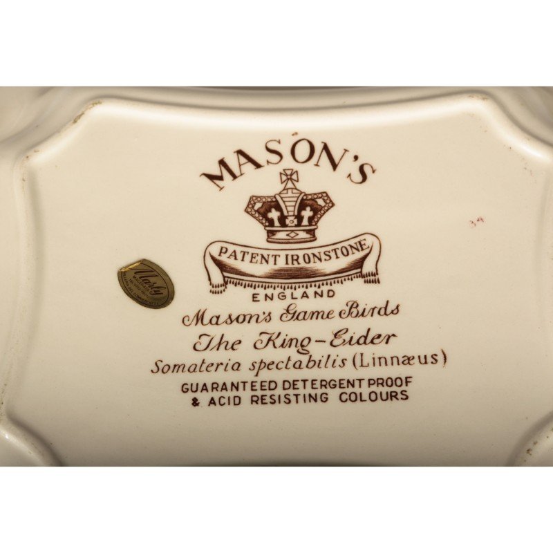 ZUPPIERA MASON'S PATENT IROSTONE GAME BIRDS ENGLAND META' DEL 900