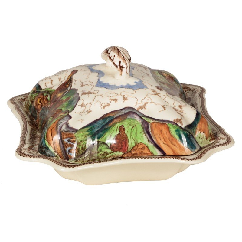 ZUPPIERA MASON'S PATENT IROSTONE GAME BIRDS ENGLAND META' DEL 900