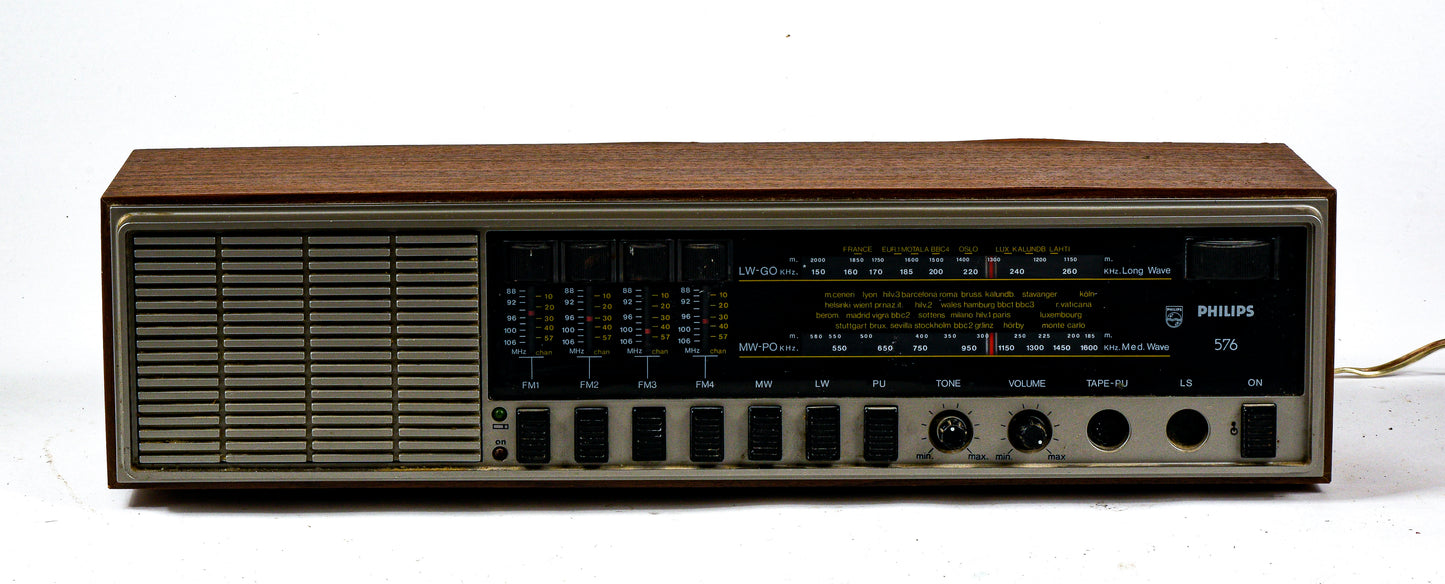 Radio da tavolo  marca Philips mod 576 funzionante anni 70